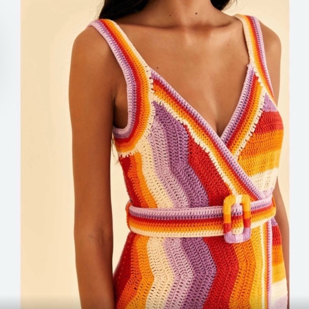 Farm Rio Crochet Cover-up